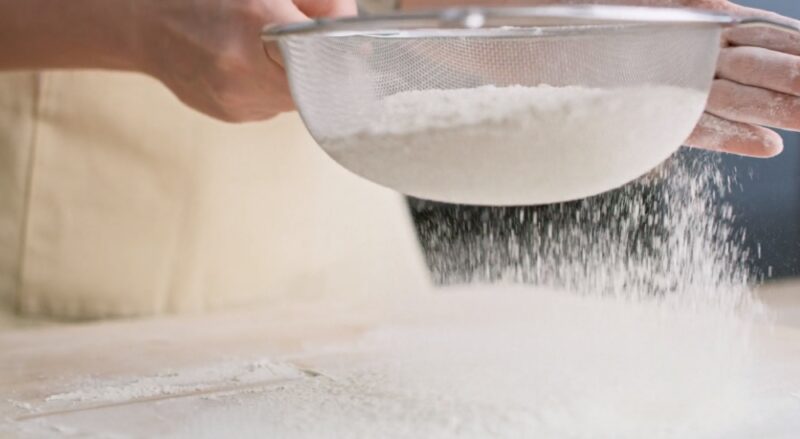 Sifting Flour